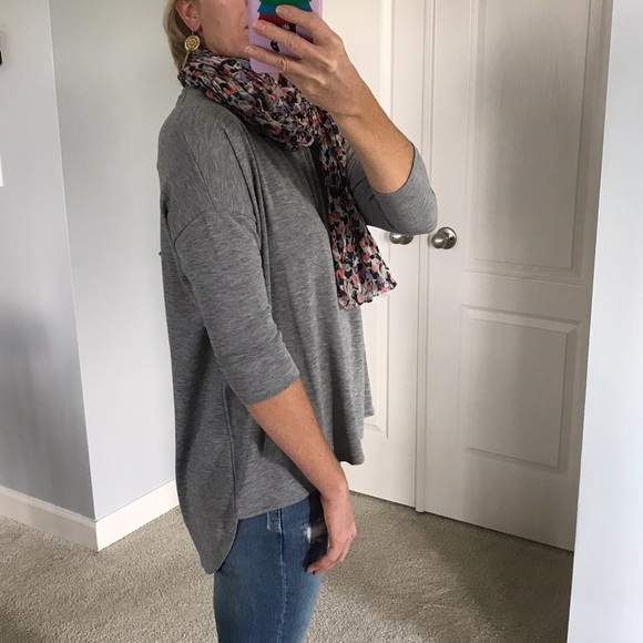 Grey Hi Lo Tunic - Picture 5 of 6